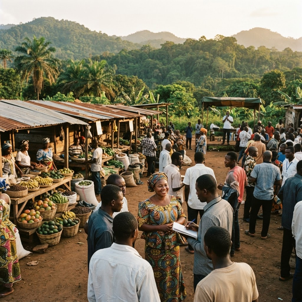 Rassemblement du forum FORDE à Nzérékoré